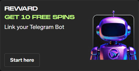 Reward ten free spins with Telegram mascot
