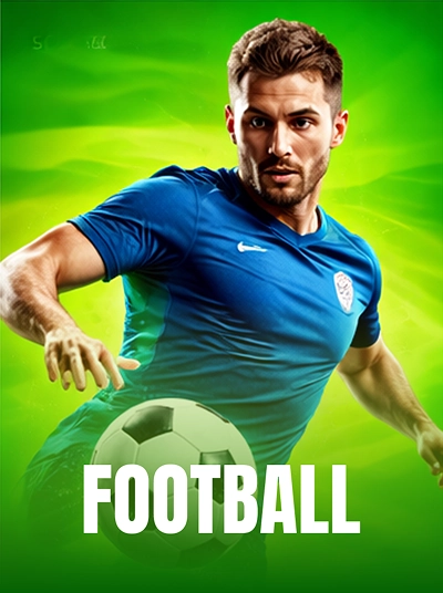 Football category player with ball